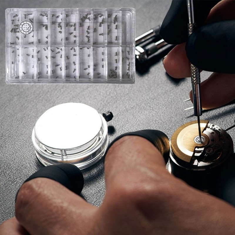 Watchmakers Mini Screw Assortment with Sorted Case 1.8H1.0X2.5 1.8H1.0X2.7