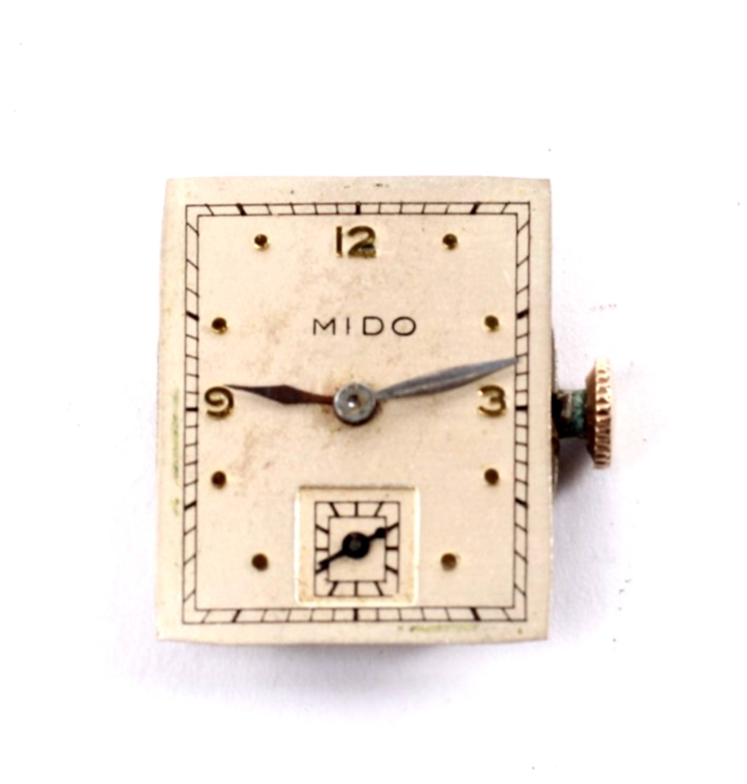 Mido Limited Men’s Wrist Watch Movement 17 Jewels Parts/Repair-GS-154