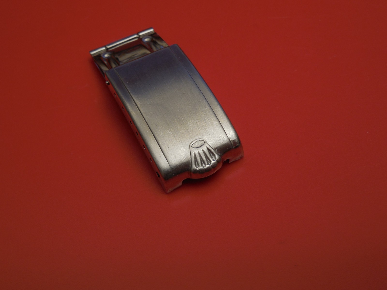 ROLEX SOLID STEEL 7206 20MM OYSTER BAND BRACELET DEPLOYMENT CLASP BUCKLE YR 1970