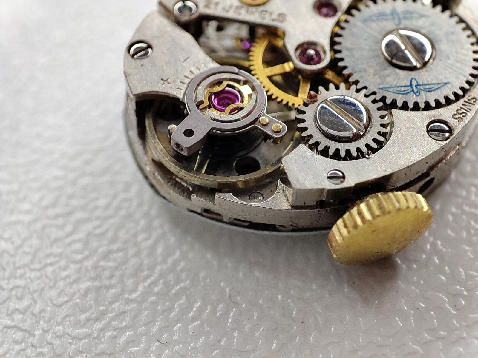 Rotary 21 jewels – Watch movement AS 1777 – 15.8mm – for parts and spares