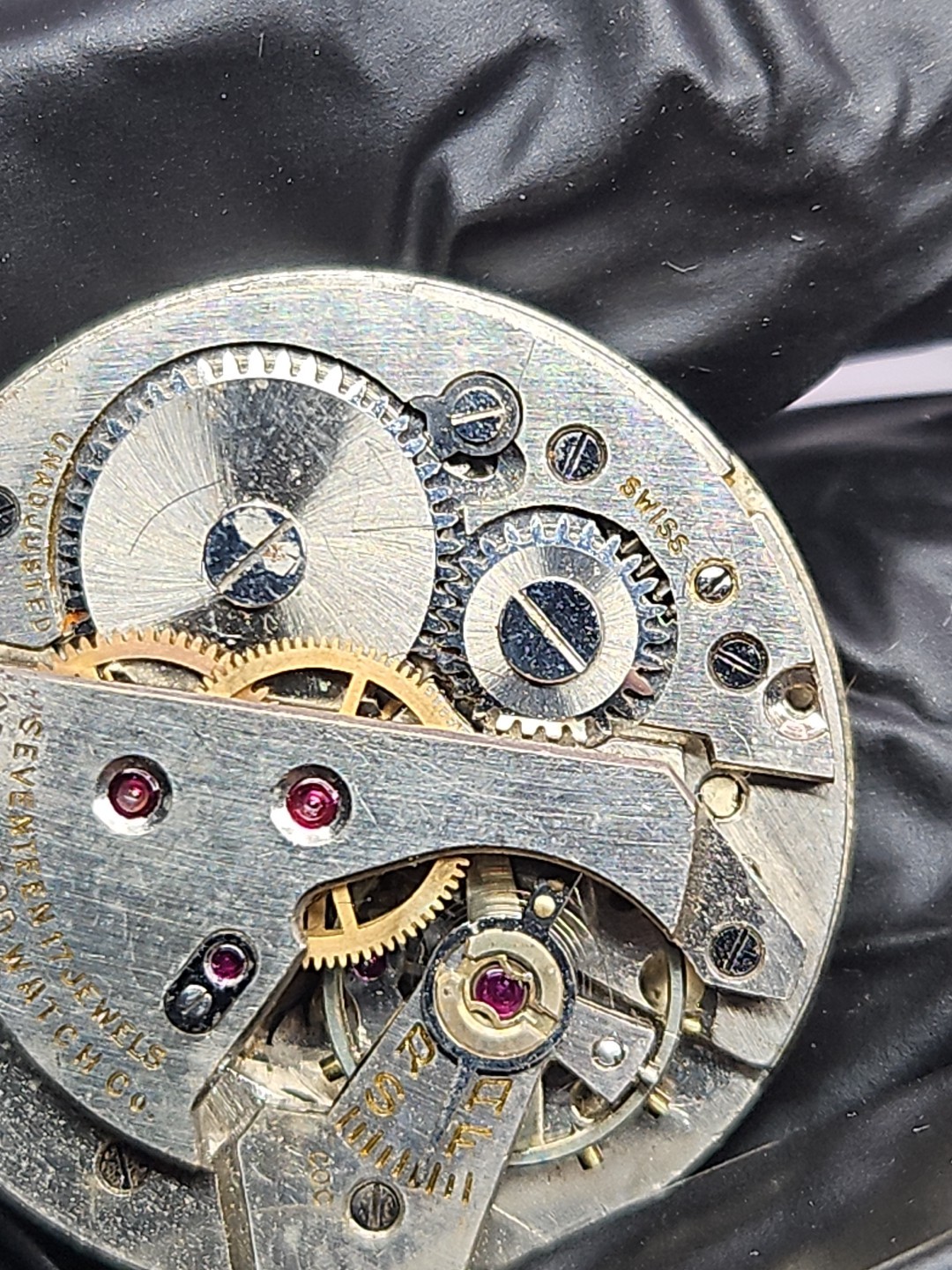 Kingston Crawford 17j Watch Movement Parts/Repair (R4)