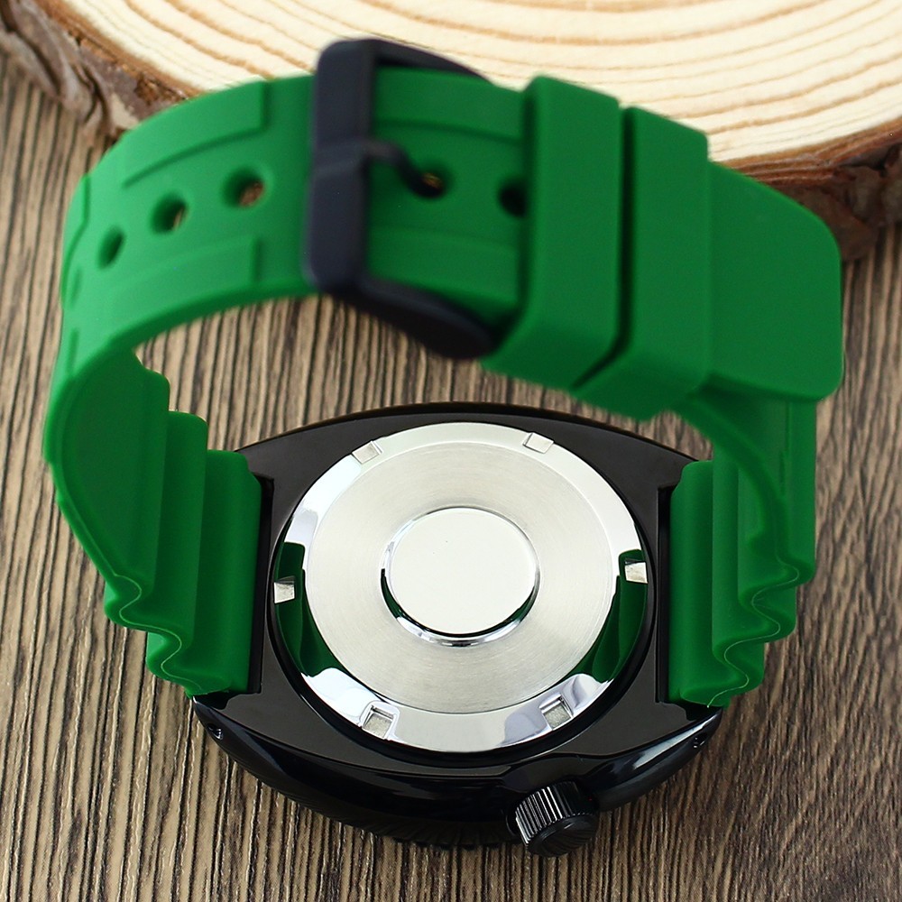 45mm Modify Turtle SKX009 Mod Watch Case Strap Sapphire 10ATM For Seiko NH35 36