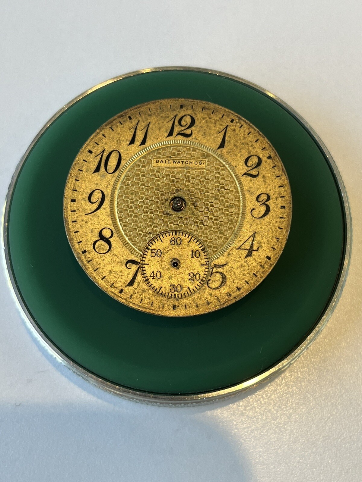 GOOD BALANCE American Watch Co Waltham 14s Grade Bond St. Movement 7j Ball Dial