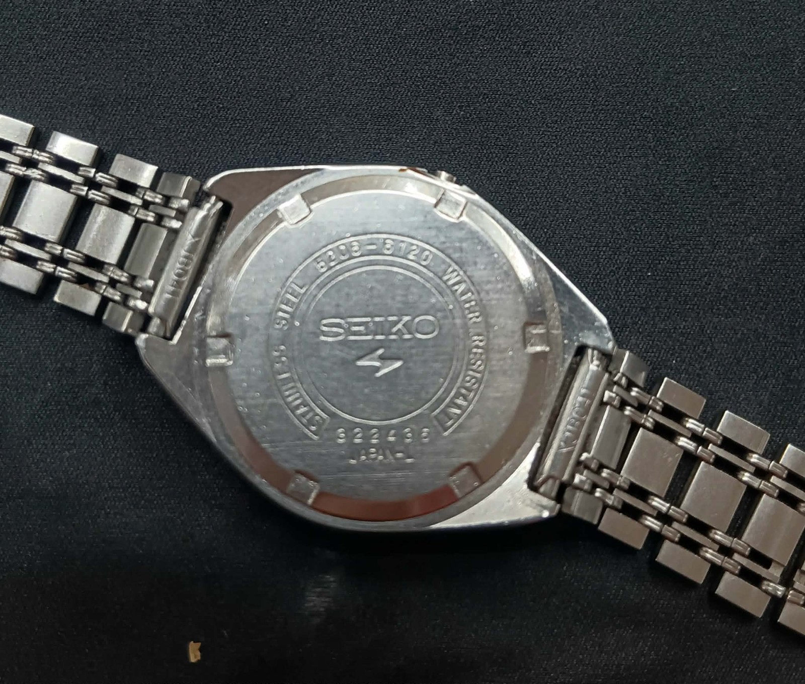 Seiko Lord Matic LM Special 5206-6120 Watch Case Caseback Bracelet For Parts