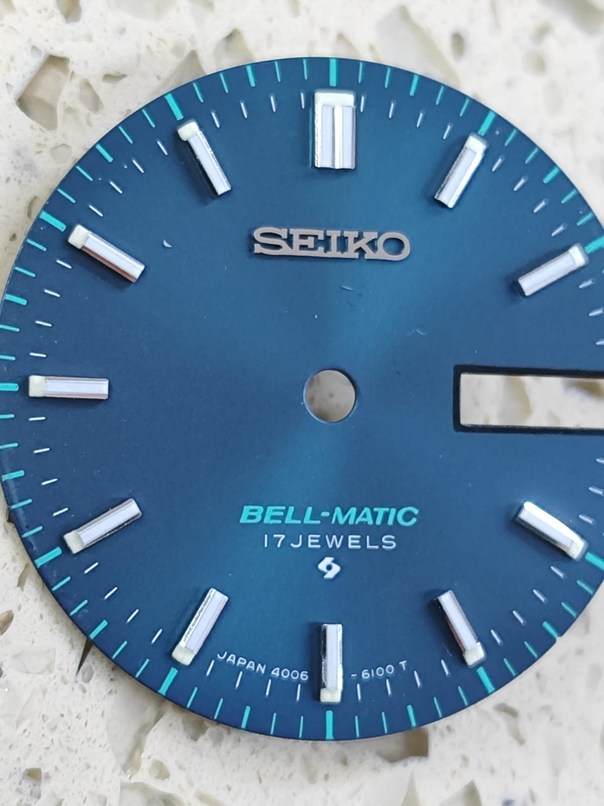 SEIKO Bell-Matic 4006- 6080/6081/6089 BLUE DIAL USED Good