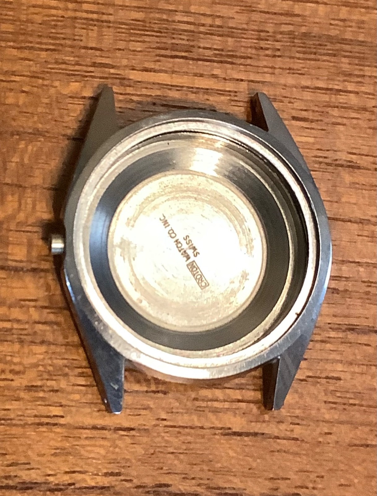 Vintage Croton Stainless Steel Screwback 33mm Case 48S 79421 – Inner Dia. 28mm