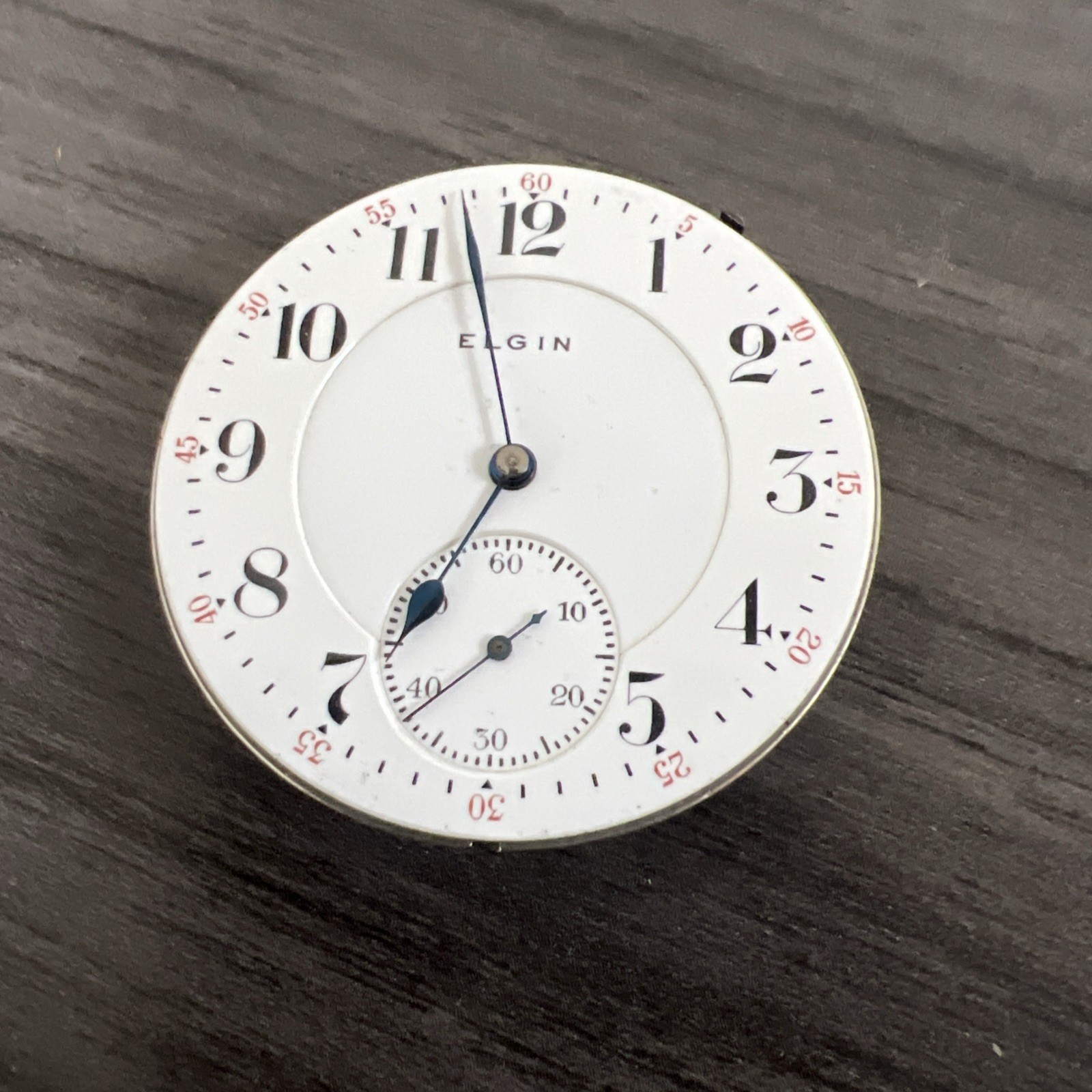 VINTAGE 16s SIZE GRADE 280 ELGIN POCKET WATCH MOVEMENT – RUNNING