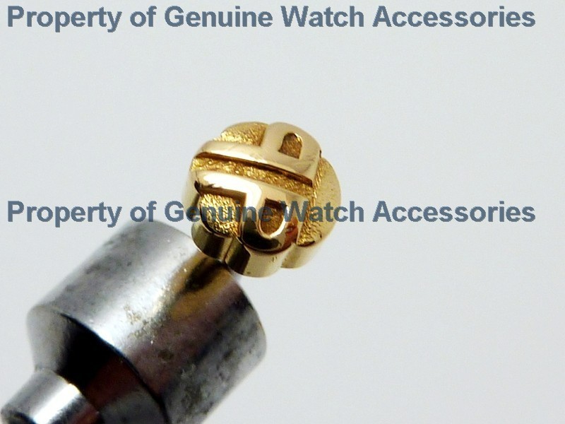 PATEK PHILIPPE 18K SOLID YELLOW GOLD DOUBLE P (“PP”) CROWN* 4.76 MM /STEM (JJ22)