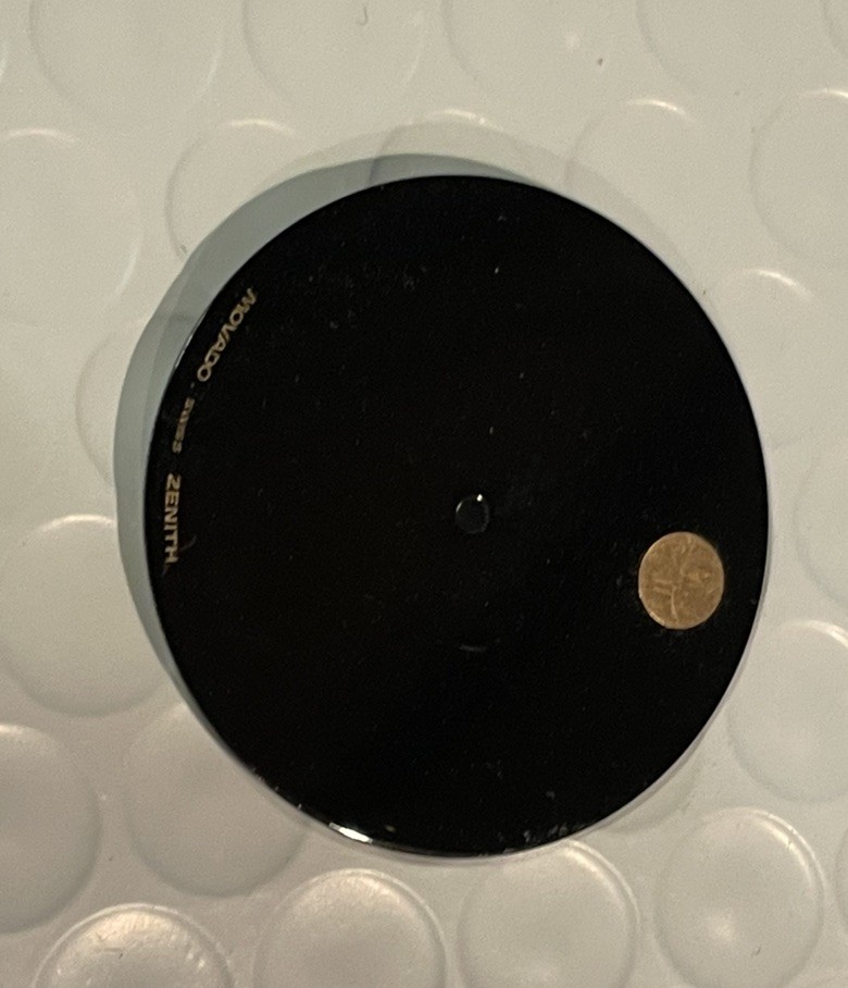 MOVADO – DIAL – SWISS MADE – BLACK – 29.5mm New Vintage Black Gold Dot