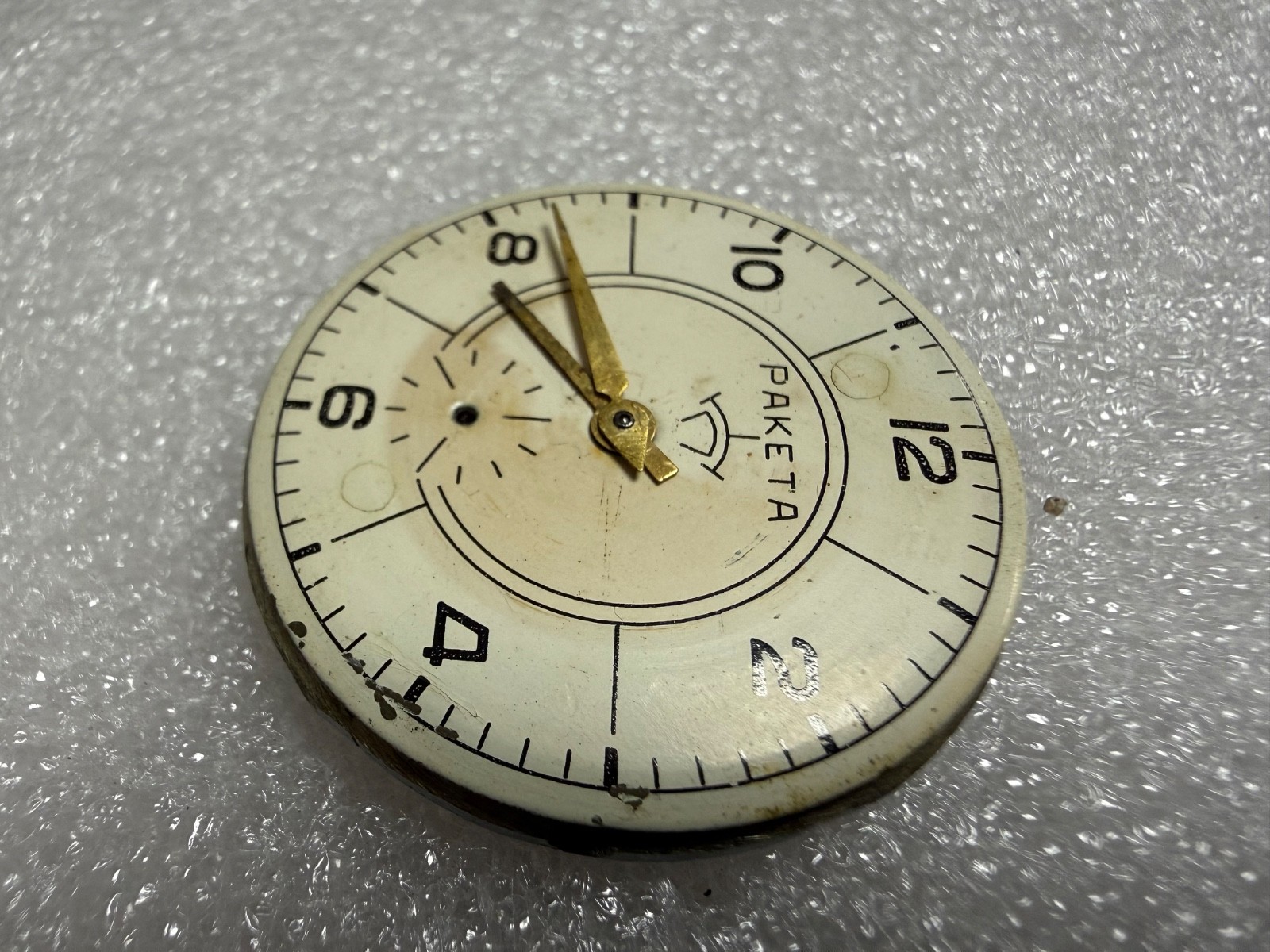 Watch movement USSR Raketa Cal.2602 plus Dial.For parts.