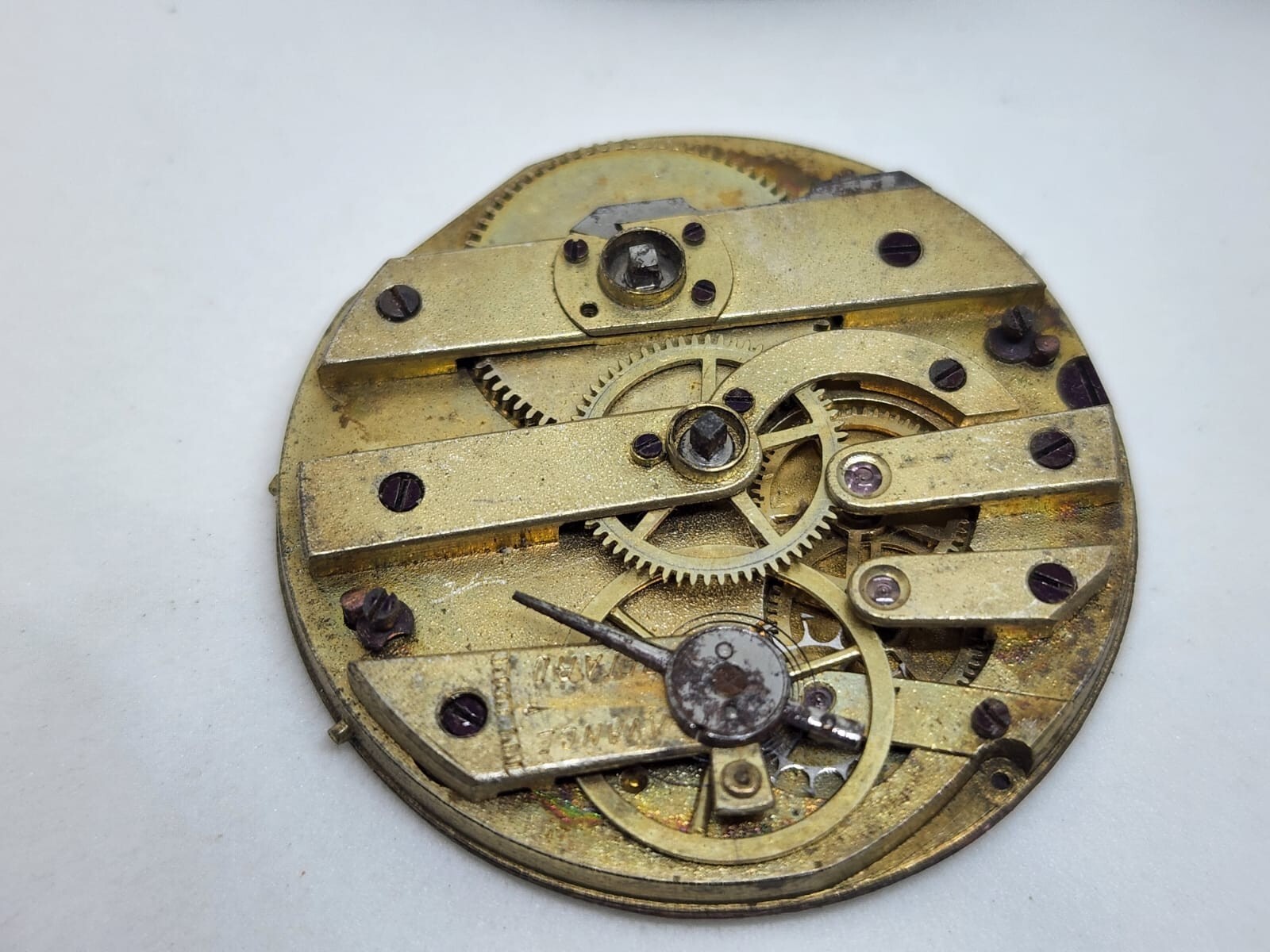 Lot of 6 high end pocket watch movements – Sold for parts – AS IS