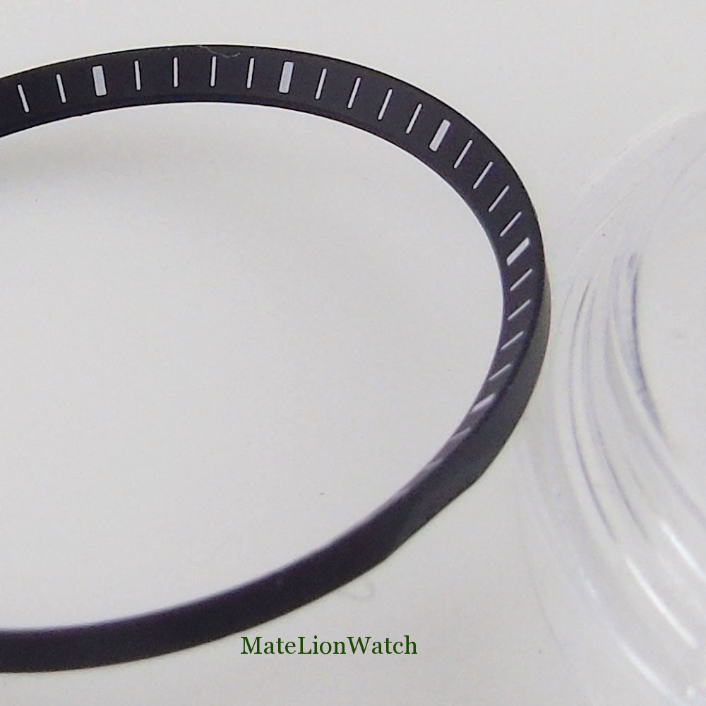 Watch Case Parts Chapter Ring 31.2mm*28mm*1.6mm Plastic Black/White/Blue/Green