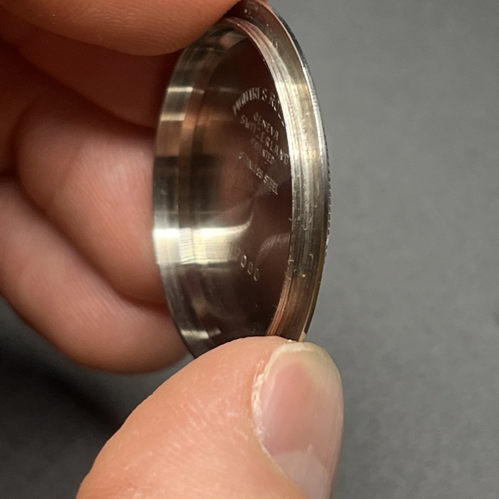 Genuine Rolex Oyster Quartz 17000 Case Back