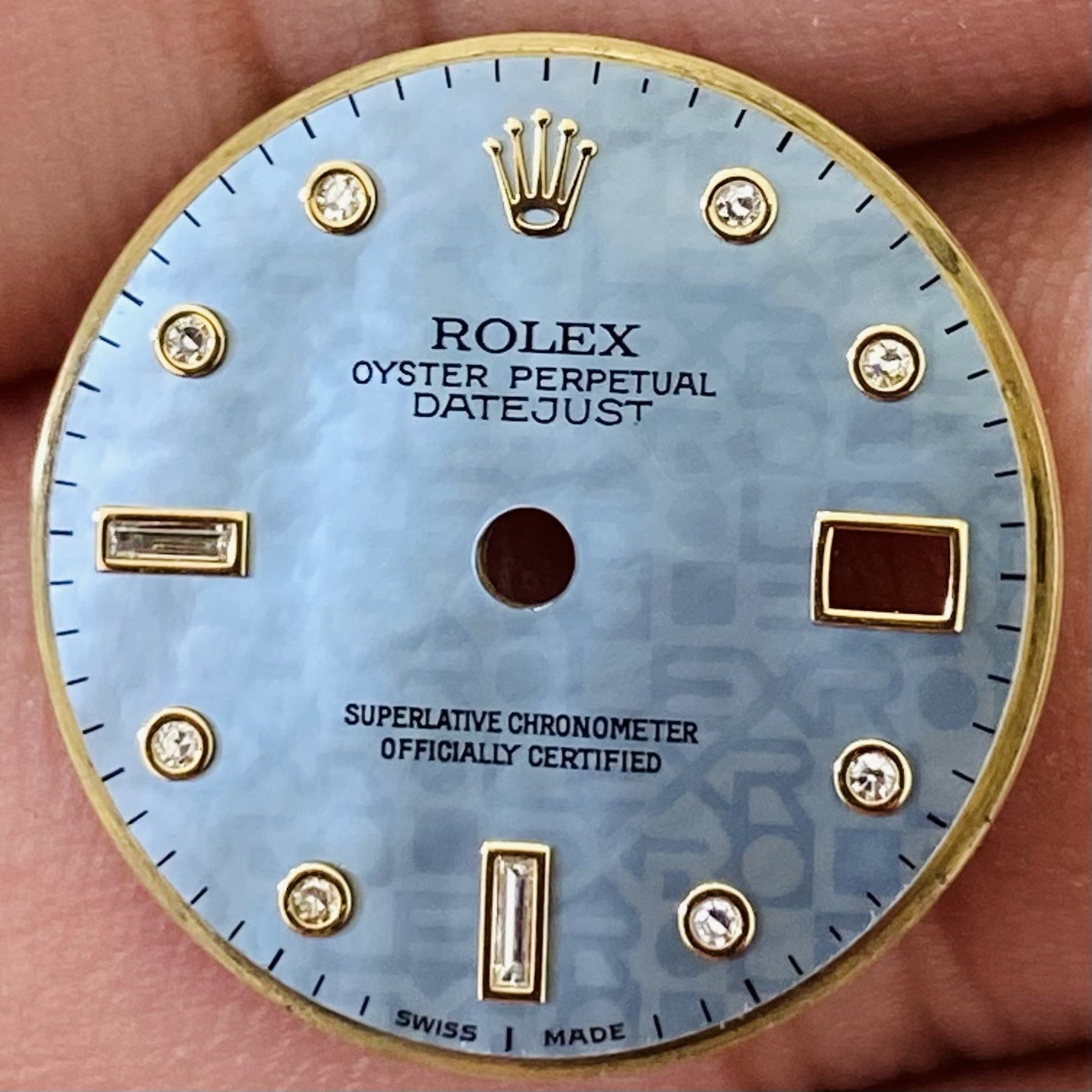 Rolex Blue MOP Dial For Lady Datejust 26mm 69173 79173 79178 69178 179173 179178
