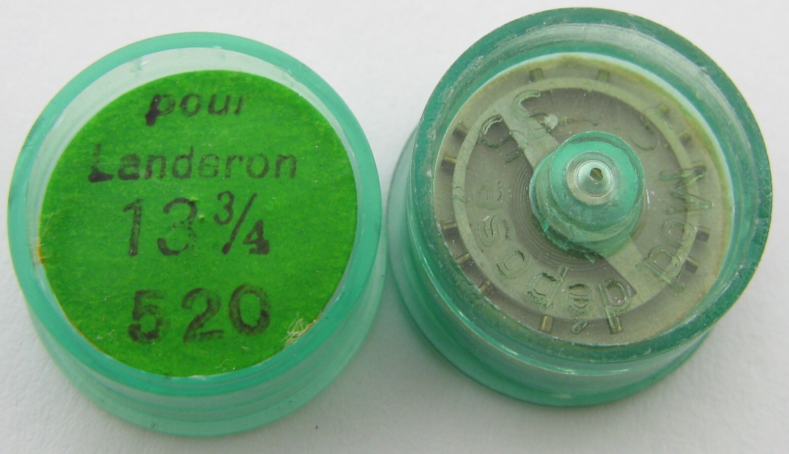 Landeron 520 watch 13 3/4 lignes part complete balance wheel 721