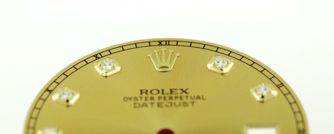 Original Men’s Rolex Datejust II 116303 116333 Champagne Diamond Dial 2/Tone #M3