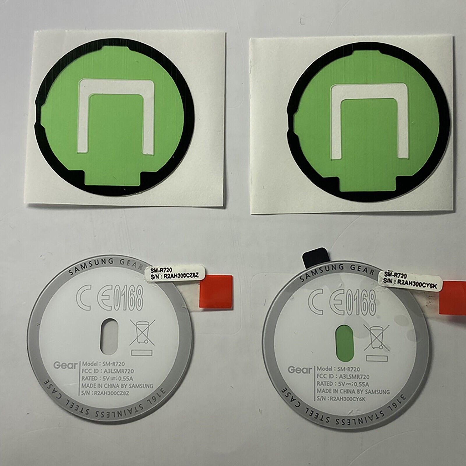 Rear Glass Battery Cover Back Cover Glass Accessories for Samsung Gear S2 R720