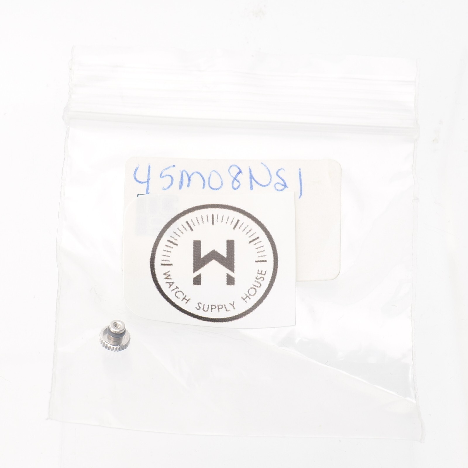 New SEIKO Crown Part 45M08NS1 Stainless Steel (1) Fits 6106-5009 Watchmakers