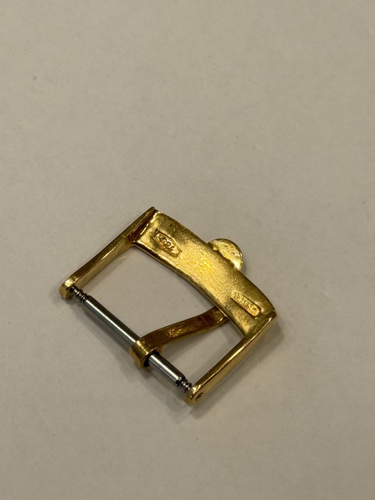 Longines Buckle 16mm Solid Gold 18k Swiss Made Rare Genuine !