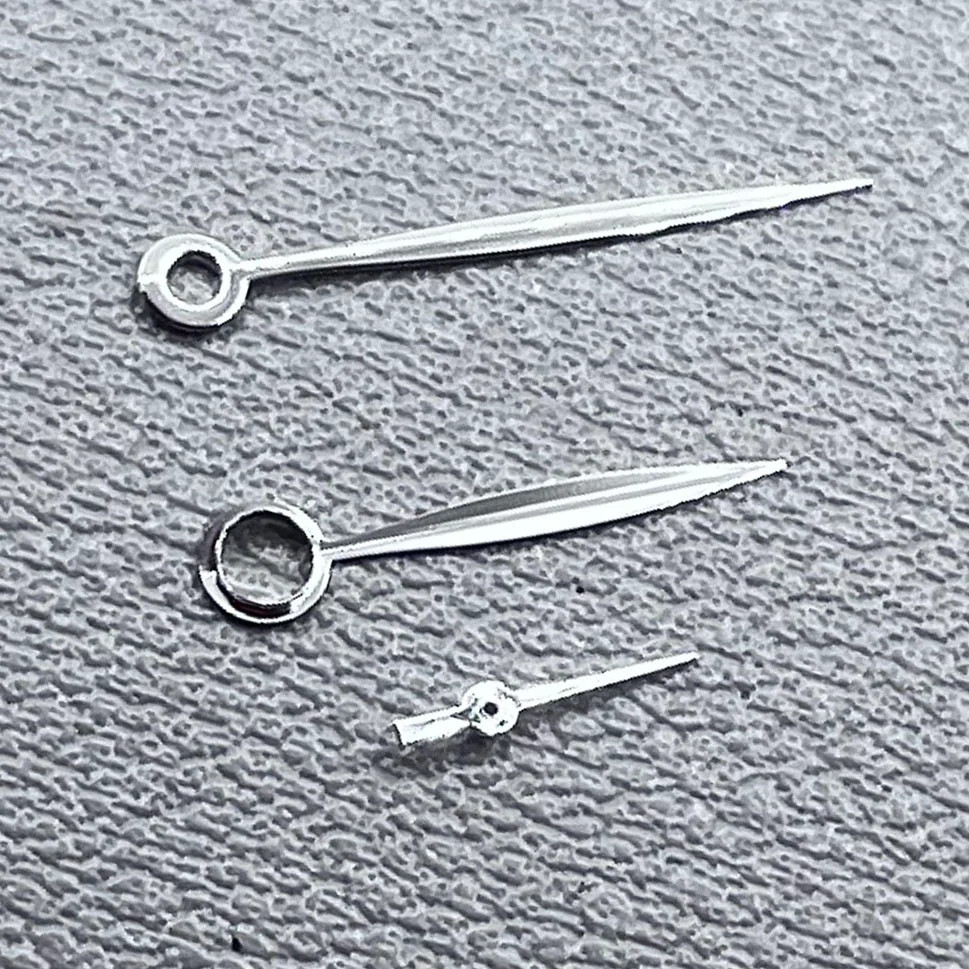 Leaf Shape Silver Willow Watch Hands for Seagull ST3600/ST3621/ETA6497/ETA6498