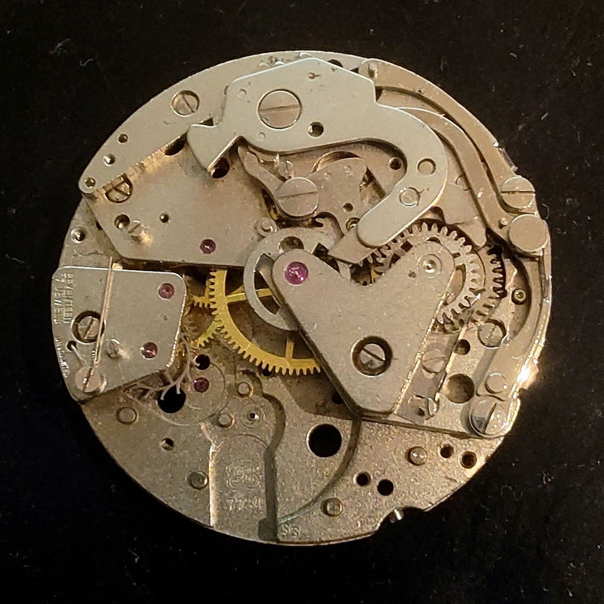 Valjoux 7734 ETA 7734 incomplete movement for parts