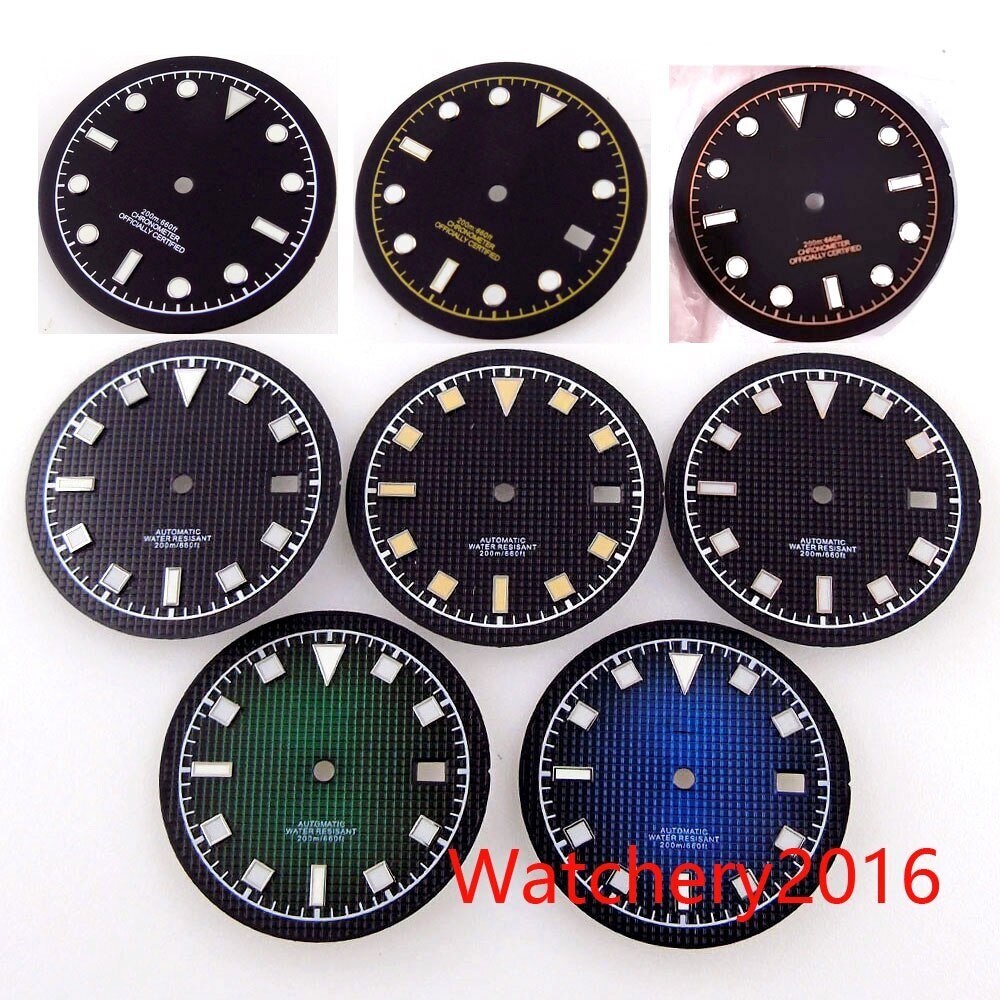 33.5mm Watch Dial Luminous Fit NH35 NH36 MIYOTA 8215 821A DG 2813 ETA 2836 2824