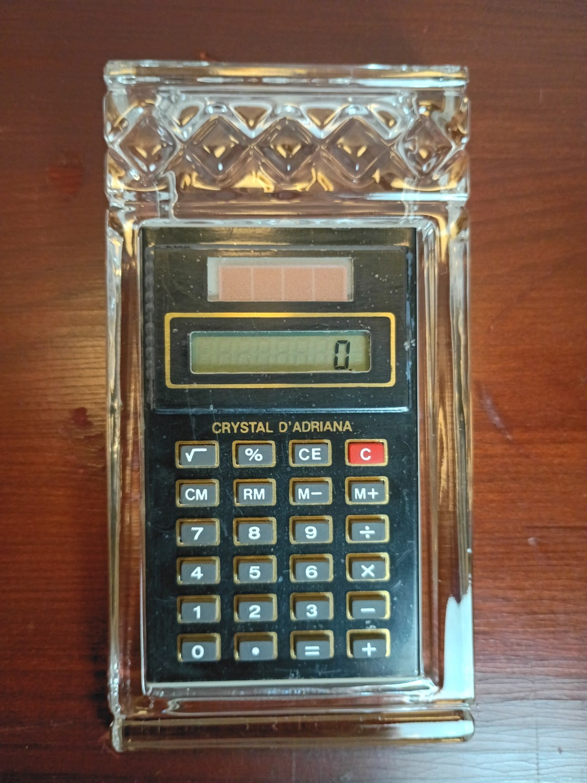 VINTAGE GENUINE 24% LEAD CRYSTAL D’ ADRIANA SOLAR COCULATOR
