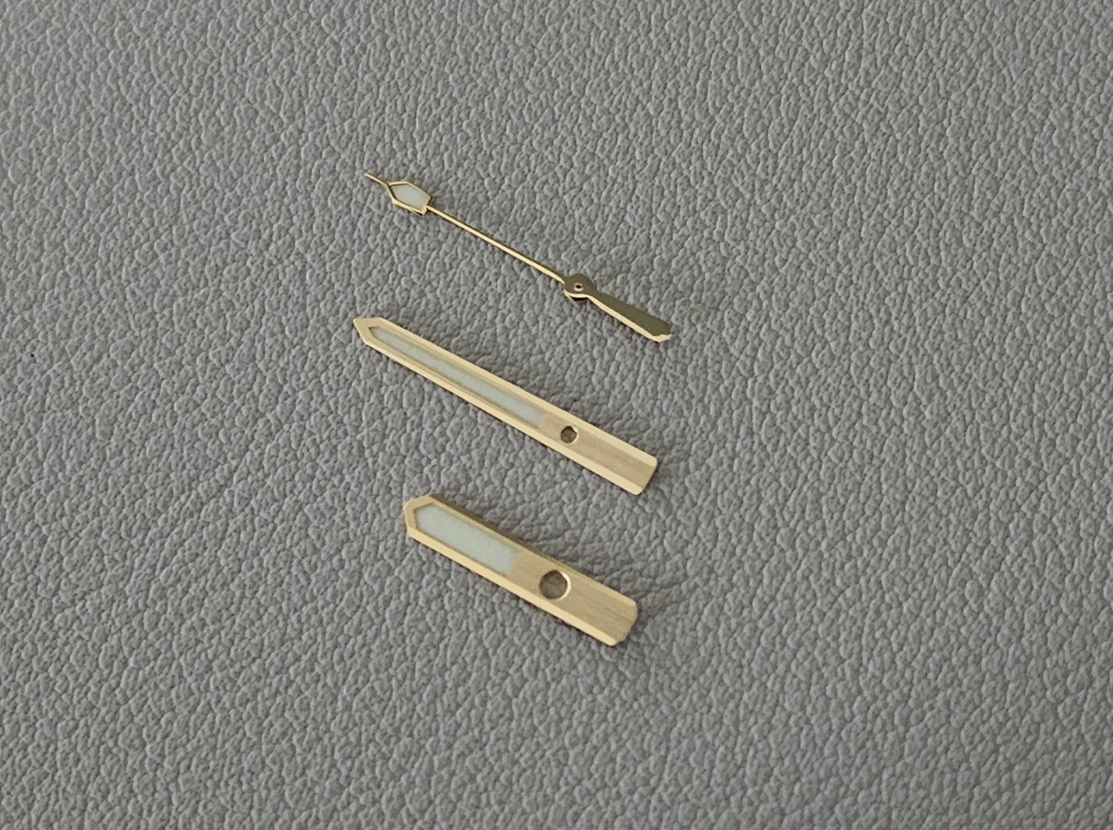 SEIKO Hands NH35 NH36 NH34 Mod SKX007 / SNR GOLD Brushed Top + Polished Sides C3