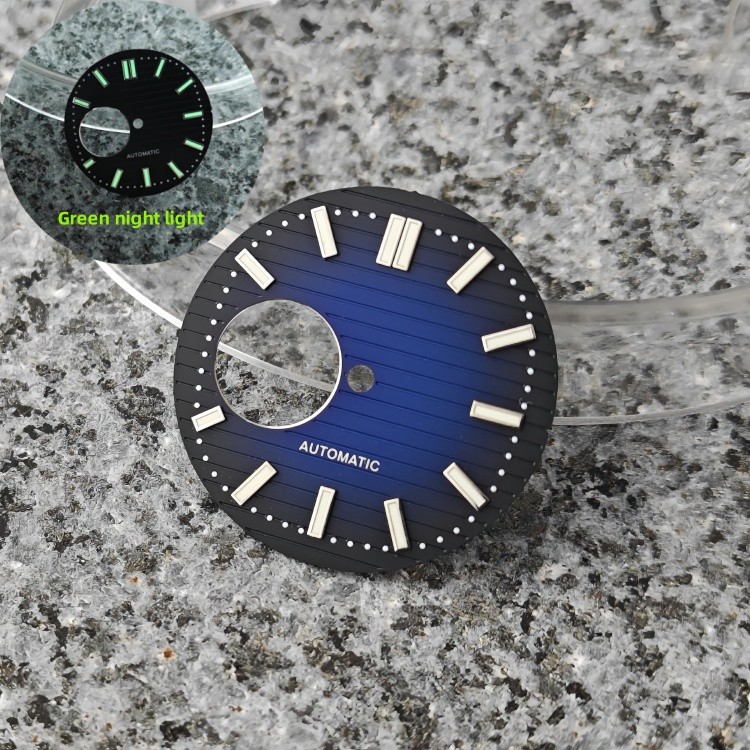NH38 dial 29.8mm skeletonized coffee green lume fit NH35-NH38-NH36-NH70 movement