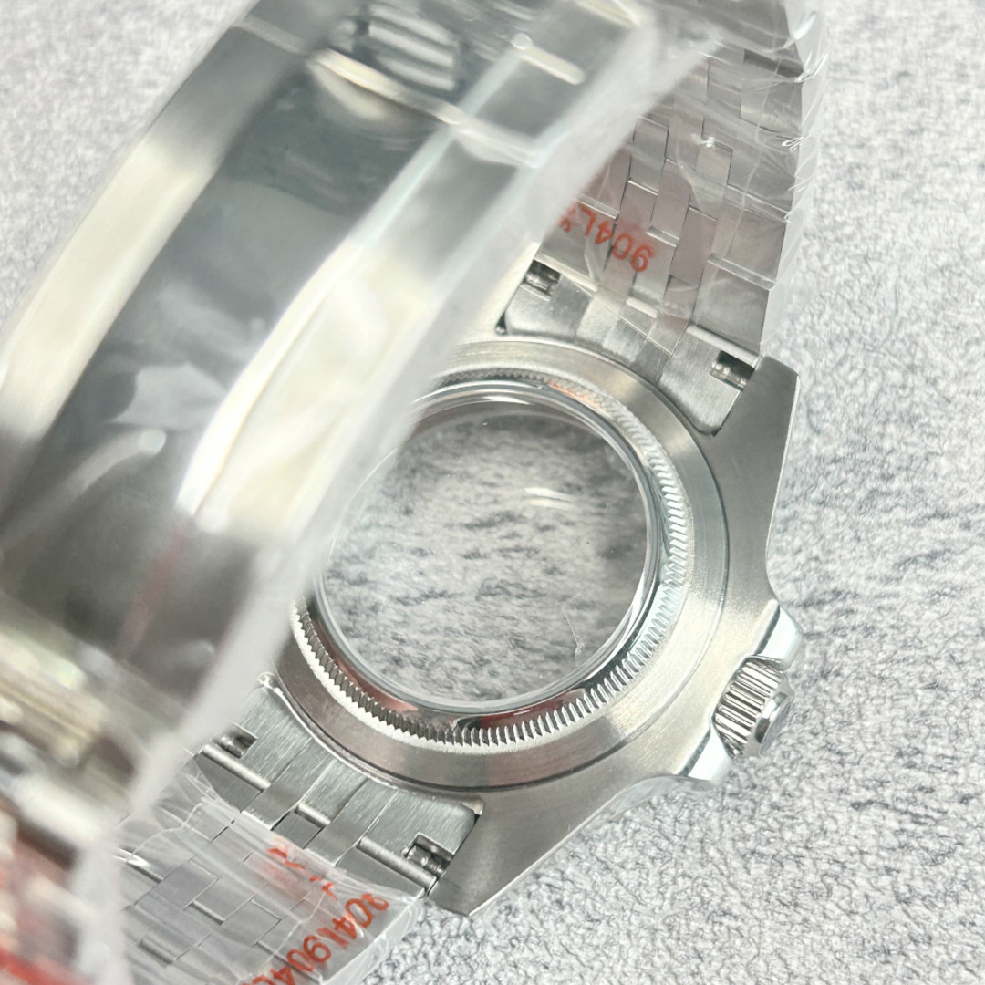 40mm Watch Case Sapphire Glass 20ATM 120 Clicks Red Bezel Fit NH34 NH35 NH36 Mod
