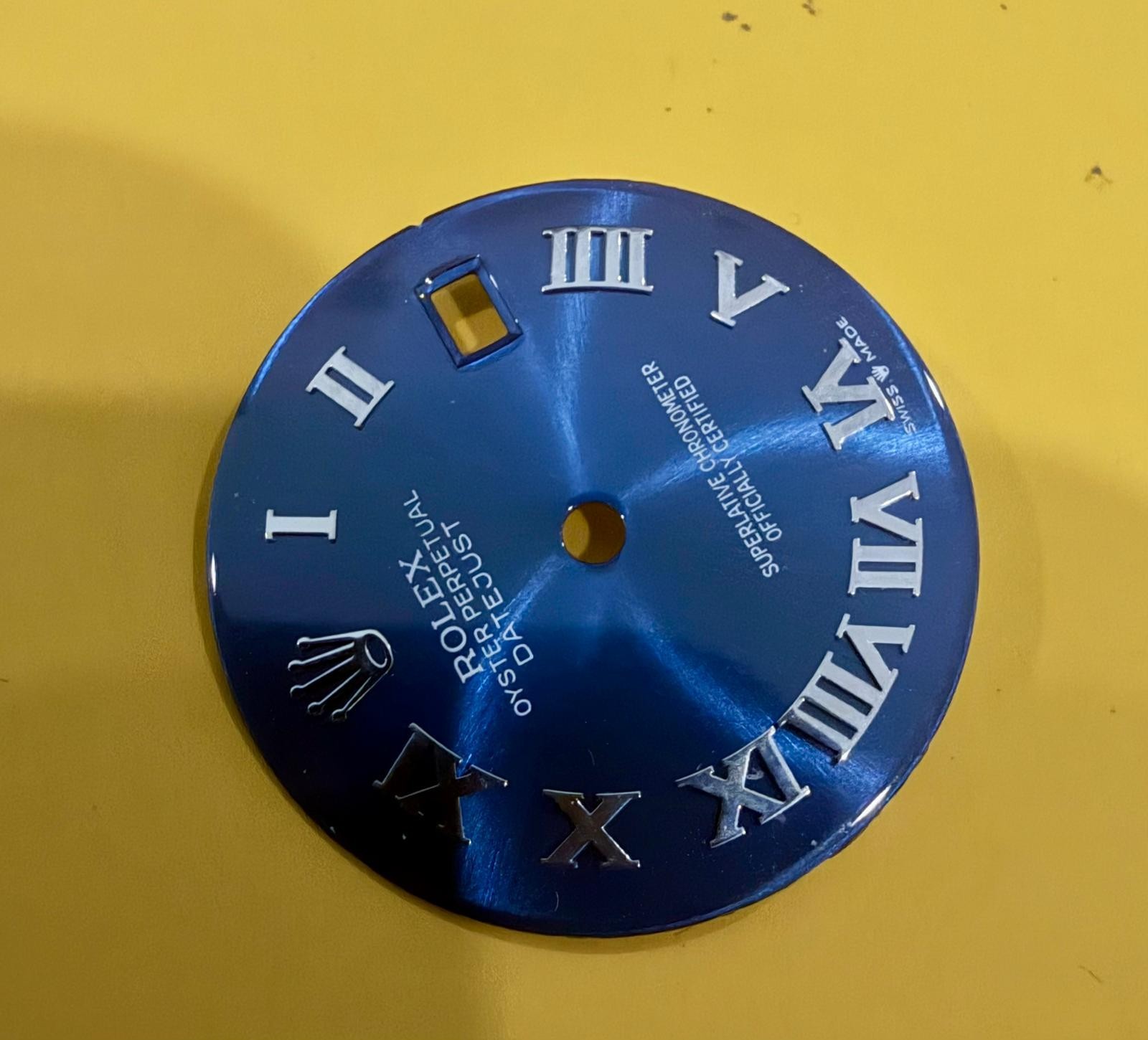 Rolex MidSize Datejust Custom Dial Set 2236 Pink Blue Gold Rose Roman