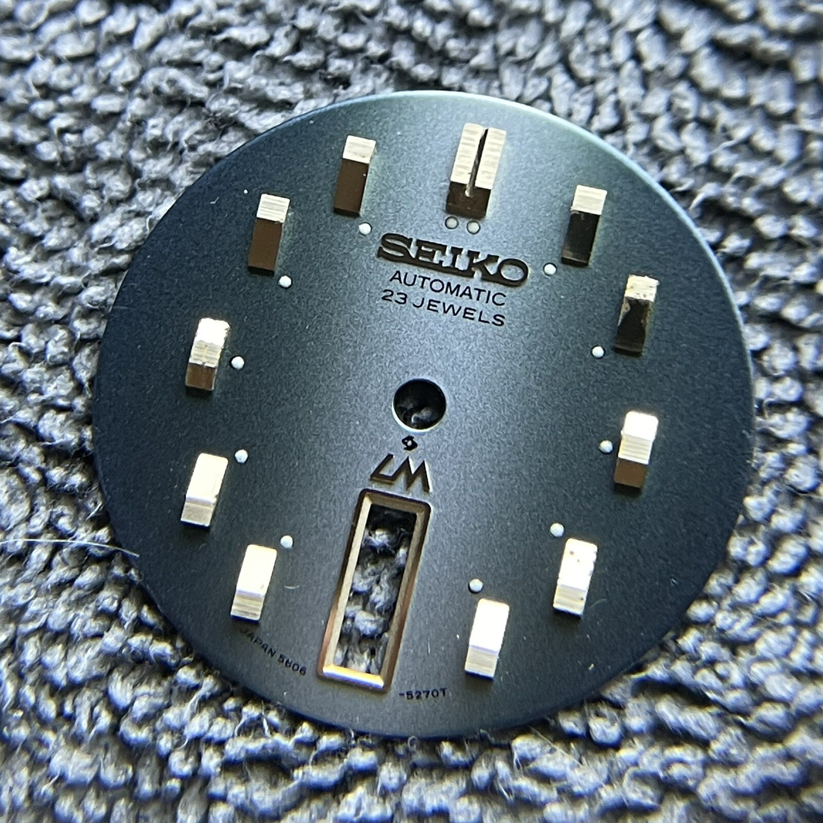 GENUINE NEW OLD STOCK DIAL FOR SEIKO5606-5100 LM LORD MATIC GREEN SGP