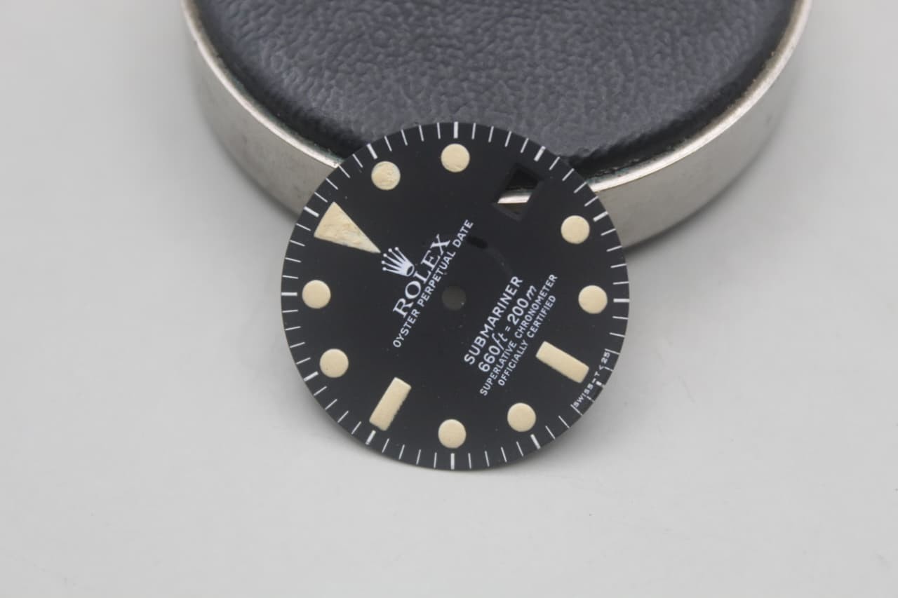 Genuine Rolex submariner 1680 Matte tritium dial replacement