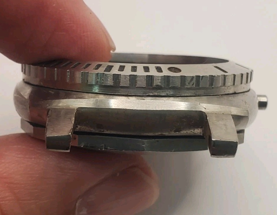 Vintage 70s Orient 1000m King Diver Stainless Steel Watch Case Kit