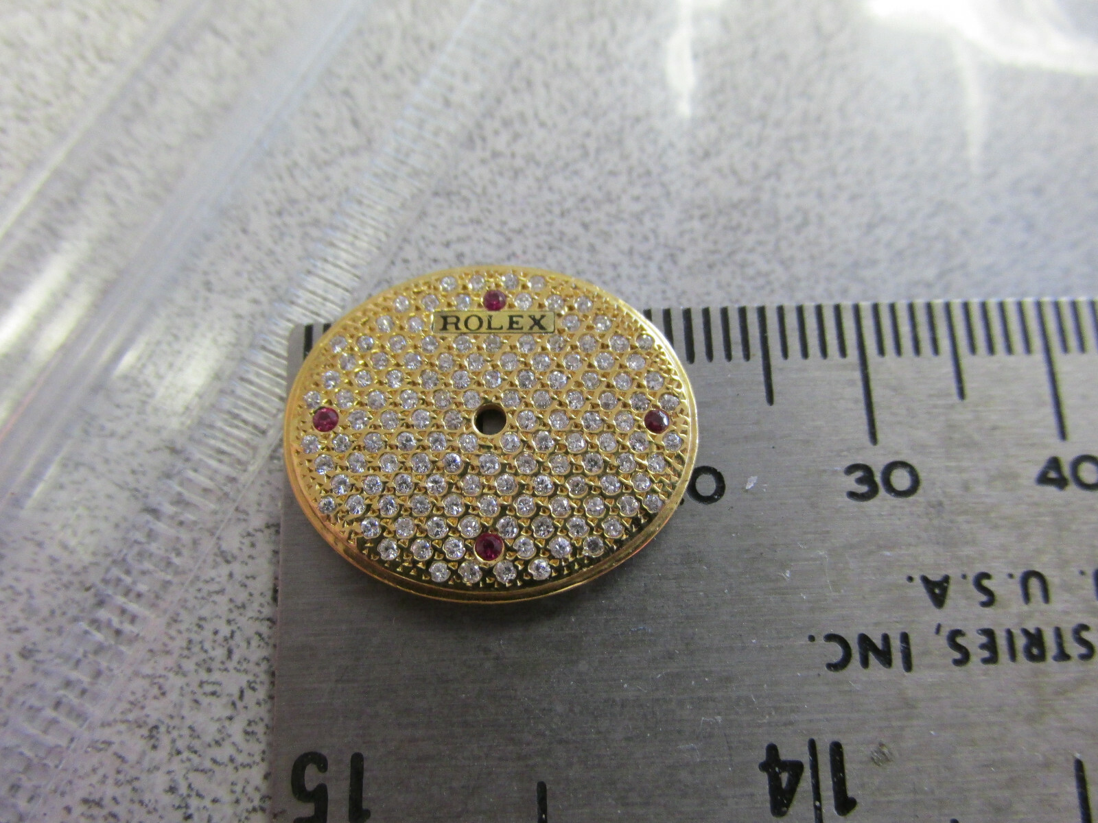 Rolex Factory Diamond & Ruby Dial for Rolex Cellini Woman’s Watch MAKE OFFER