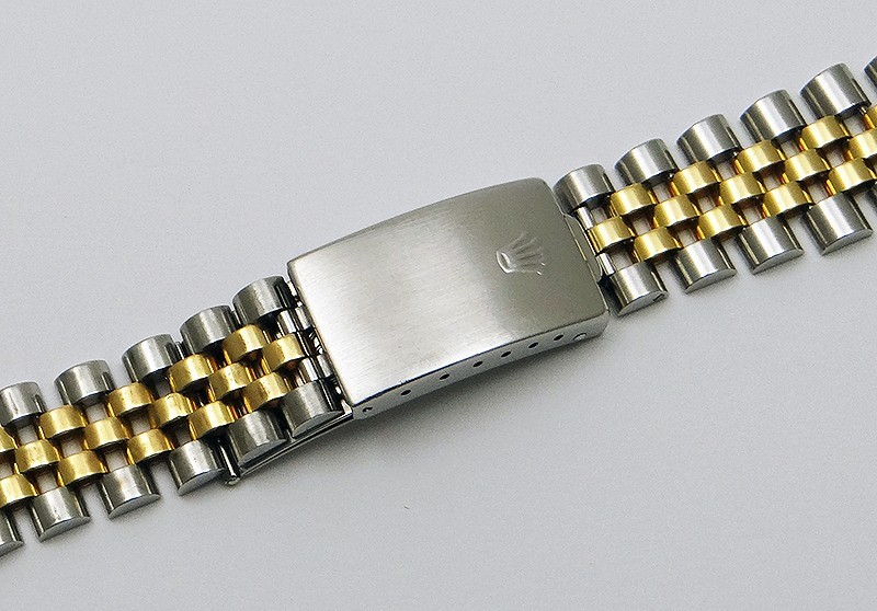 Genuine Rolex Datejust 18k Gold SS 20mm Watch Bracelet 62523 H-18 Clasp T5 1995