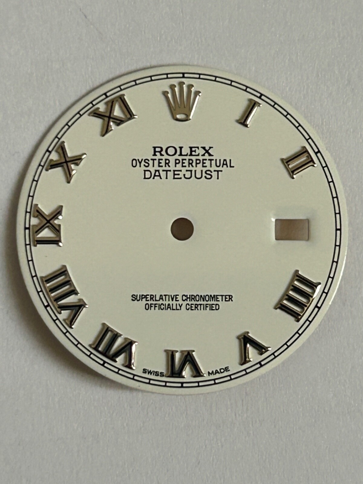 NEW Original Rolex Datejust 116200 white Dial with Roman Date from 2019