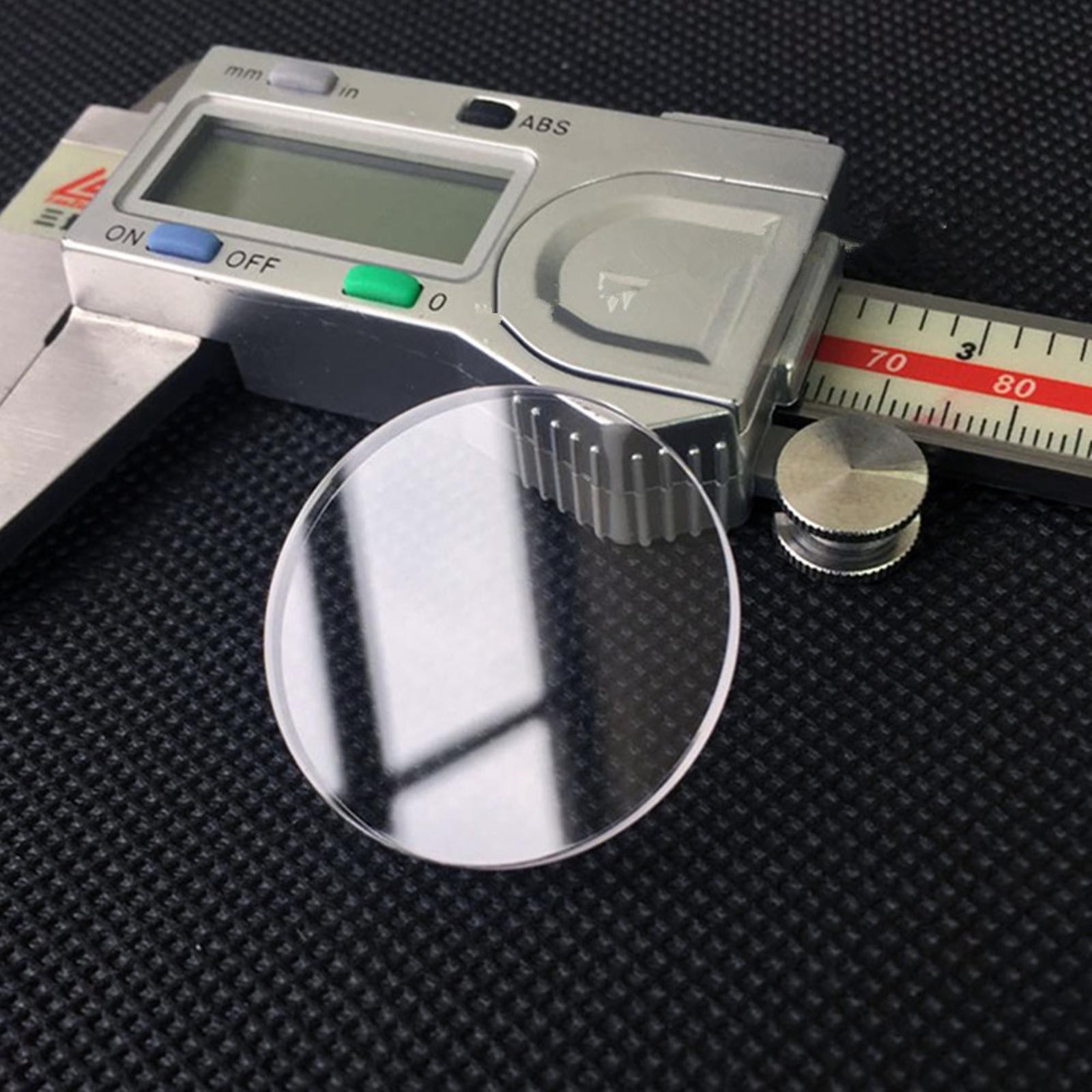 Replacement 28-36.5mm DIA 1.5mm Thickness Flat Sapphire Watch Glass Crystal