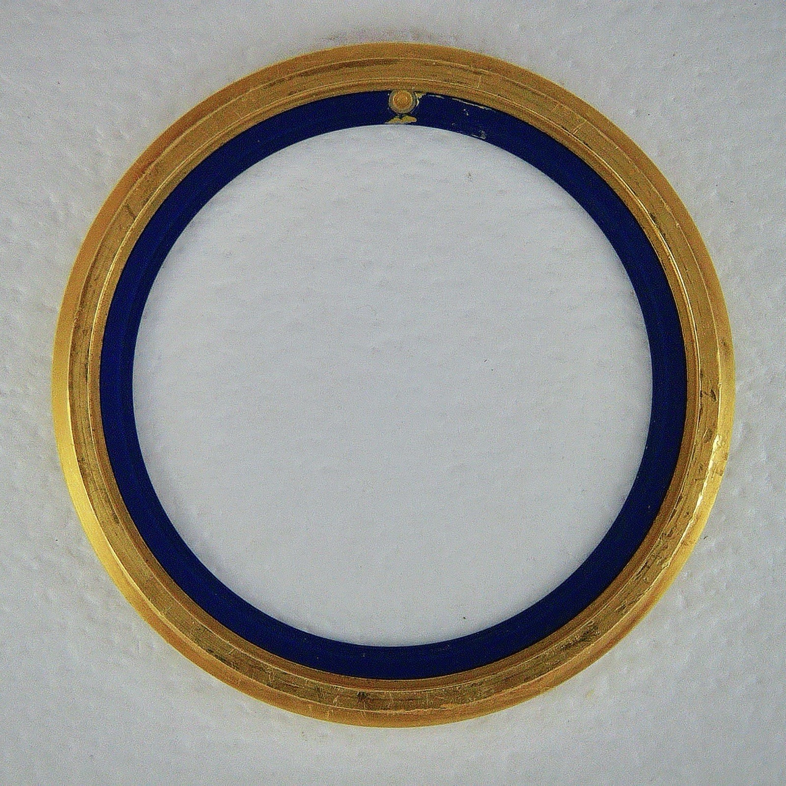 NOS Factory Original Rolex 18K YG Bezel & Blue Tritium Insert Submariner 1680