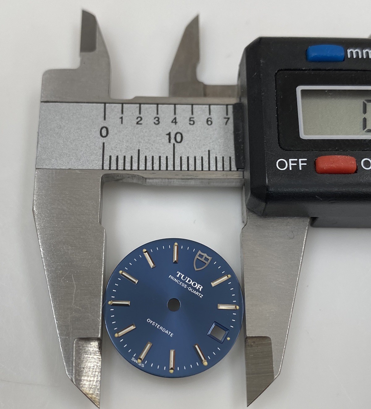Genuine Tudor Prince Oysterdate Blue/Silver Ladies Cal. ETA 2651/2671 Dial