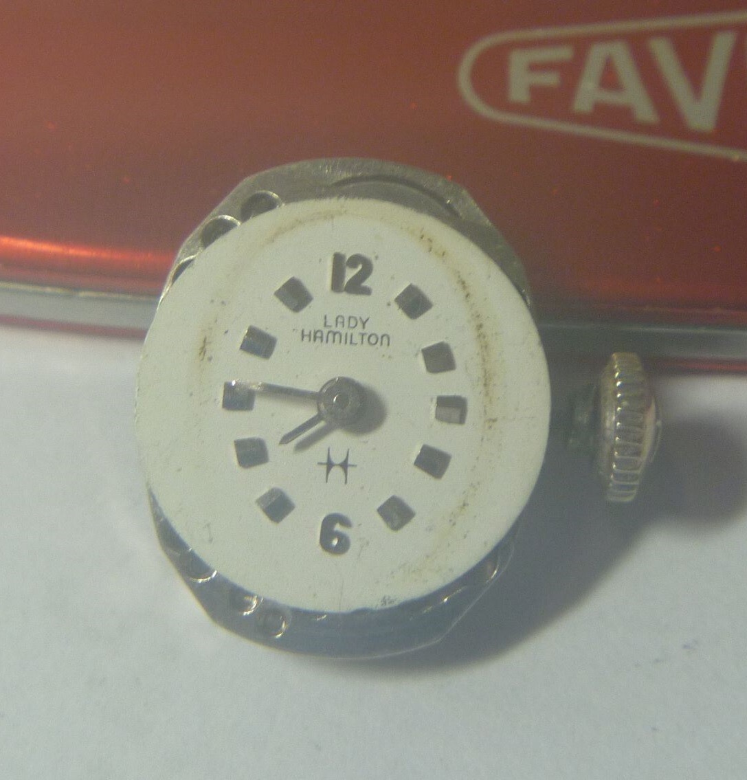 1950 Hamilton Ladies 22 Jewels Caliber 761 Movement 13.2mm Dial Hands- TICKS !!