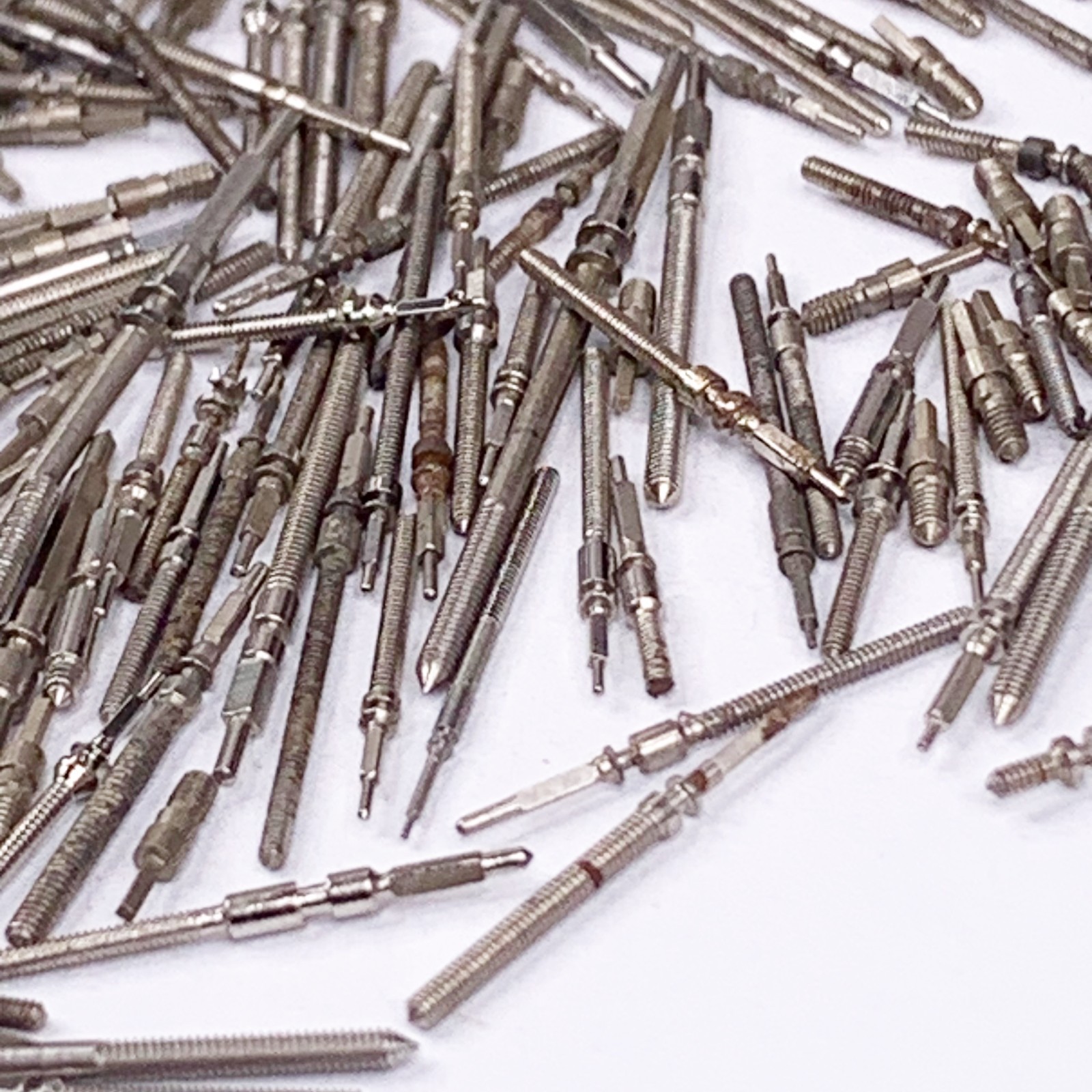 25 Watch Stems Parts vtg steampunk altered art watchmakers lot crafts movements