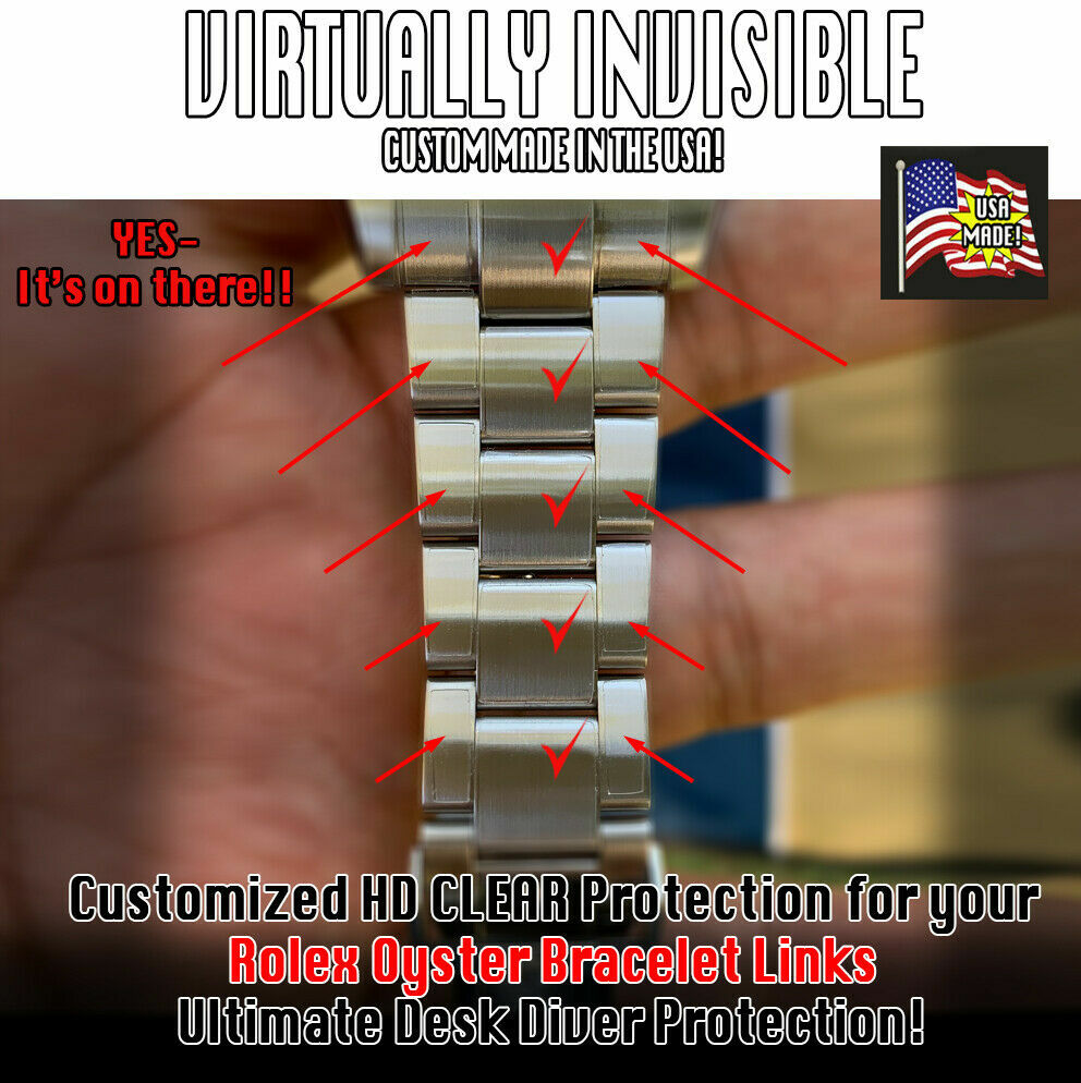 HD CLR Protectors for Rolex Sky Dweller 326934 Clasp, Case Sides, Links Set x2
