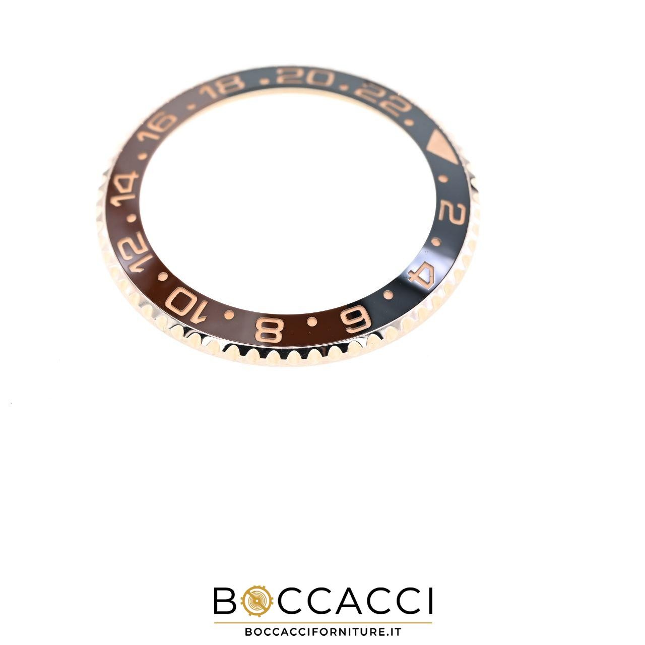 ROLEX Complete Rose Gold Bezel for Gmt-Master 2 Rootbeer 126715 (New) (EXCELL…