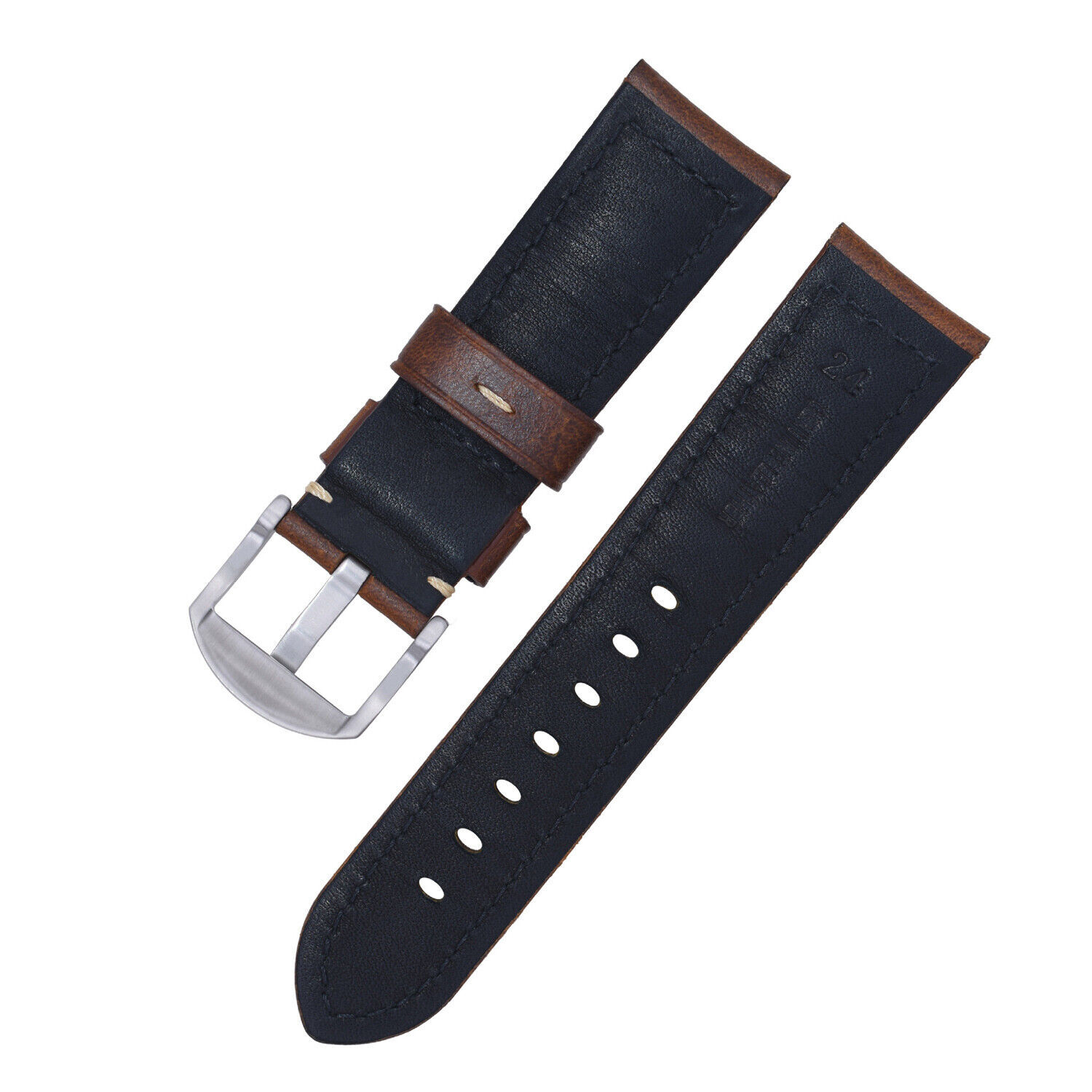 Brushed Steel Adapters+Metal Watch Band For Citizen ProMaster BN2021/2024 BN2029