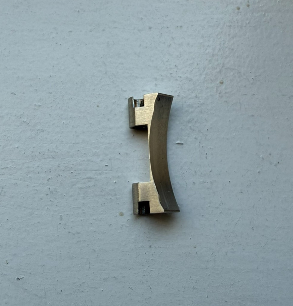 1x Genuine Original OEM Gucci 126.3 End Link 20mm Polished Stainless Steel