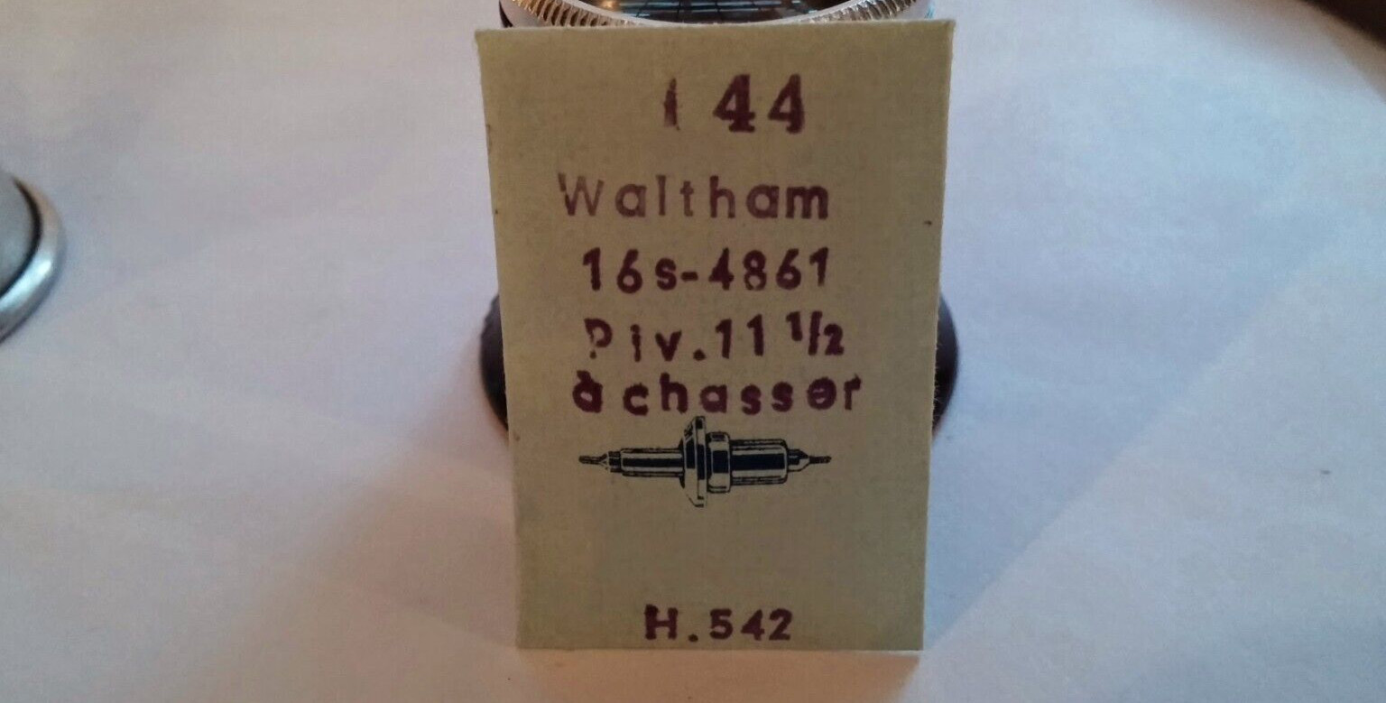 SWISS MADE To Fit Cal 16s Part no 4861, Pocket Watch Balance Staff (#21)
