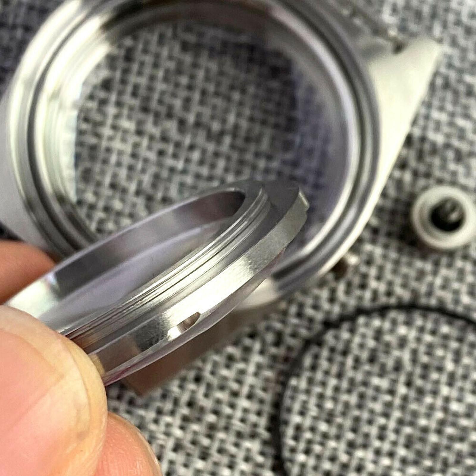 39mm Diameter Stainless Steel Sapphire Glass Watch Case For Seiko NH35/36;