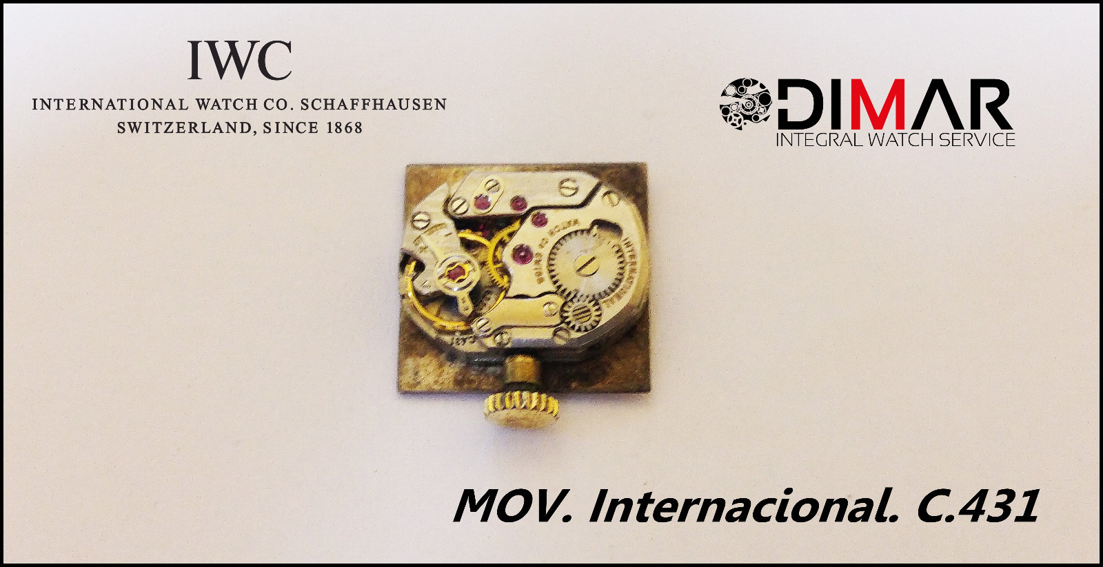 Movimiento Internacional Watch – C.431 – Ref.1622245 – Diameter Sphere 15X15mm