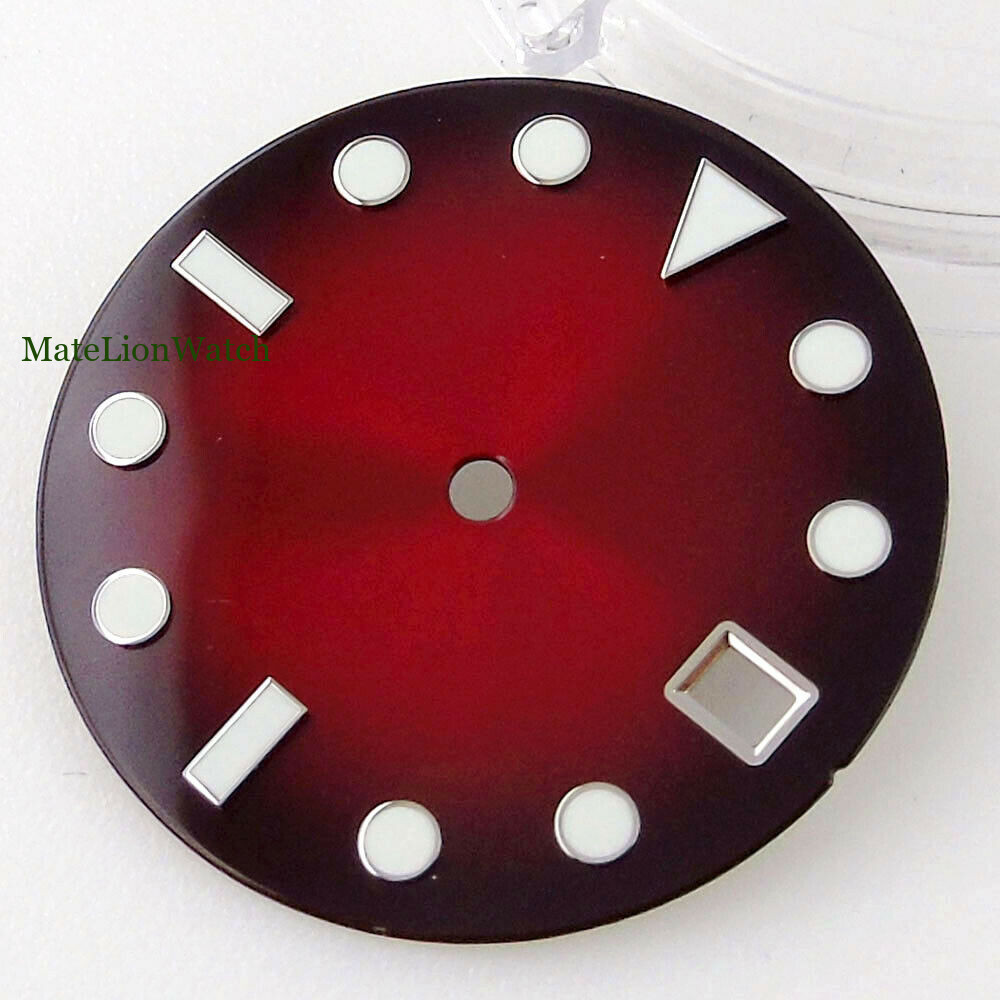 Sunburst Watch Dial Face Watch Accessories for NH35 NH36 NH38 Automatic Movement